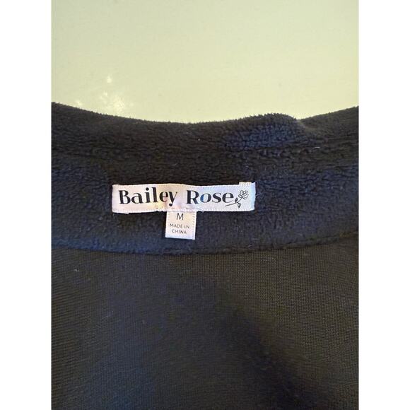 Bailey Rose Trendy and Super Warm LA Brand Shacket Black Size Med EUC - Picture 4 of 5